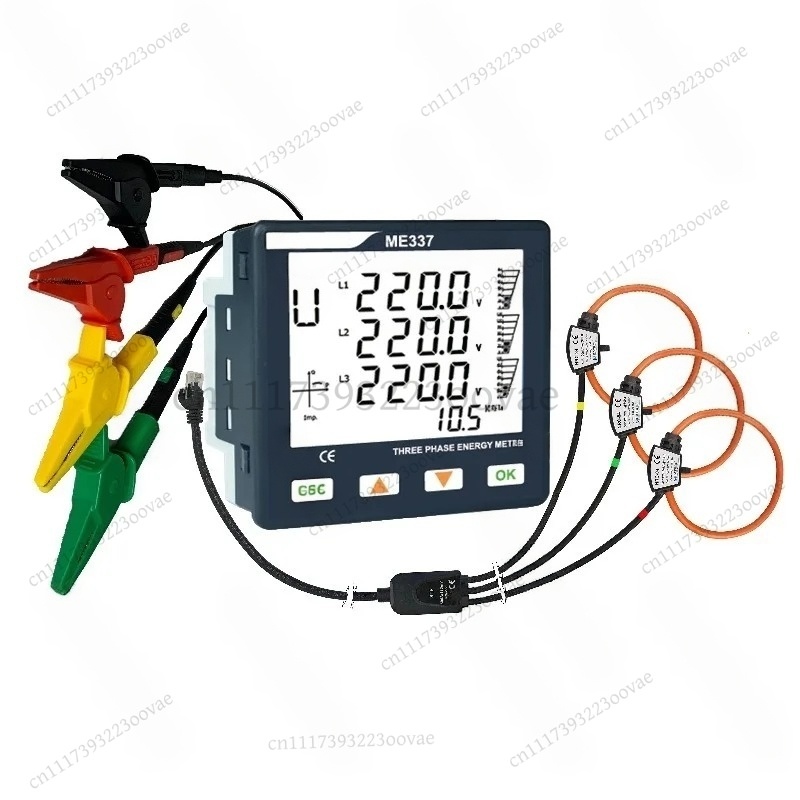 Energy Monitor Meter - LF_Smart Stromqualitätsmessgerät RS485 Rogowski-Spule 96x96mm Energieanalysator