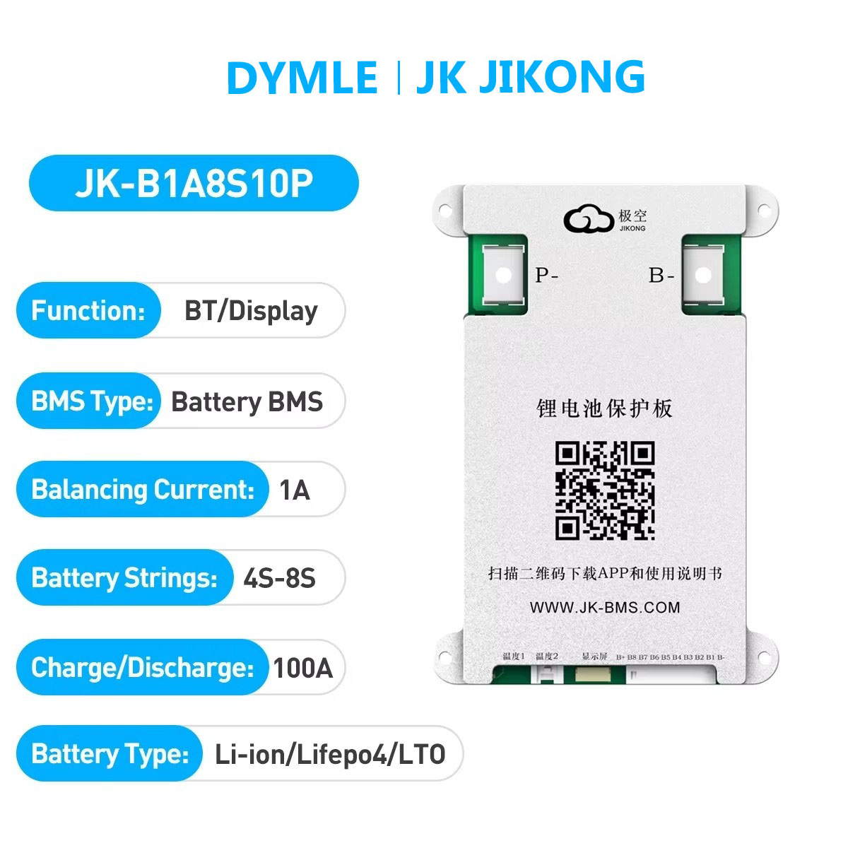 JK JIKONG B1A8S10P Smart Activ – Lithium Battery 12V Bewertung und Preis
