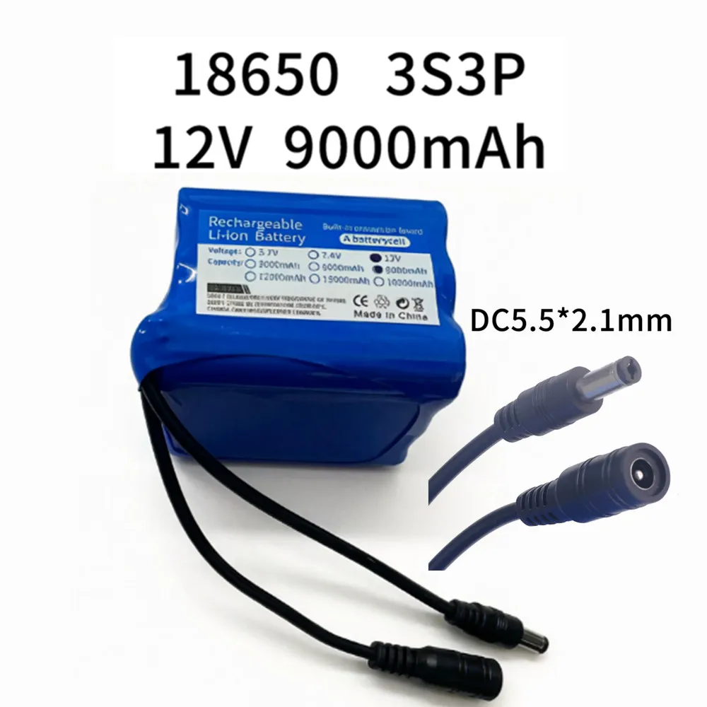 12V 9000mAh 3S3P Lithium-Ionen – Lithium Battery 12V Bewertung und Preis