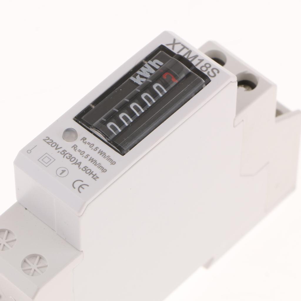 Einphasiger kWh-Zähler zur DIN – Energy Monitor Meter Bewertung und Preis