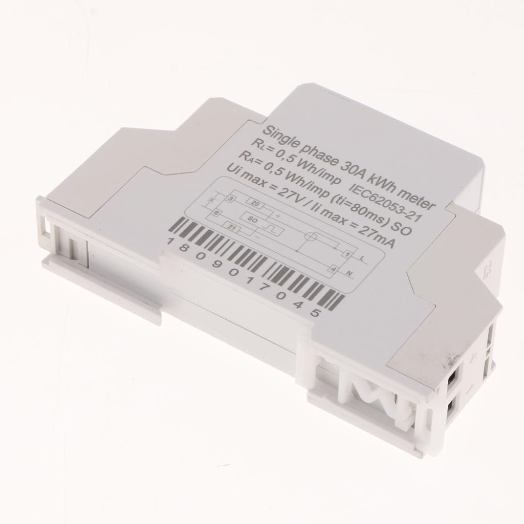 Einphasiger kWh-Zähler zur DIN – Energy Monitor Meter Bewertung und Preis