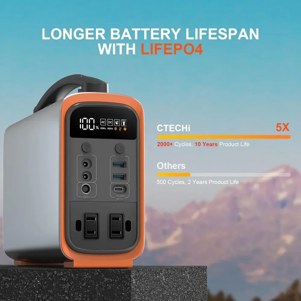 320 Wh Lifepo4 tragbares Kraft – Solar Generator Bewertung und Preis
